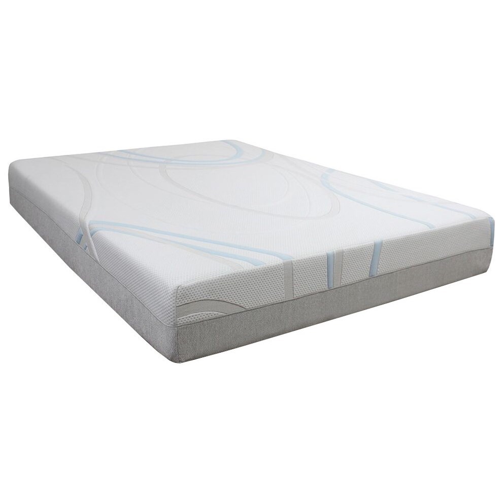 BedTech Gel Max 10 Queen 10" Gel Memory Foam Mattress and Triton Lite